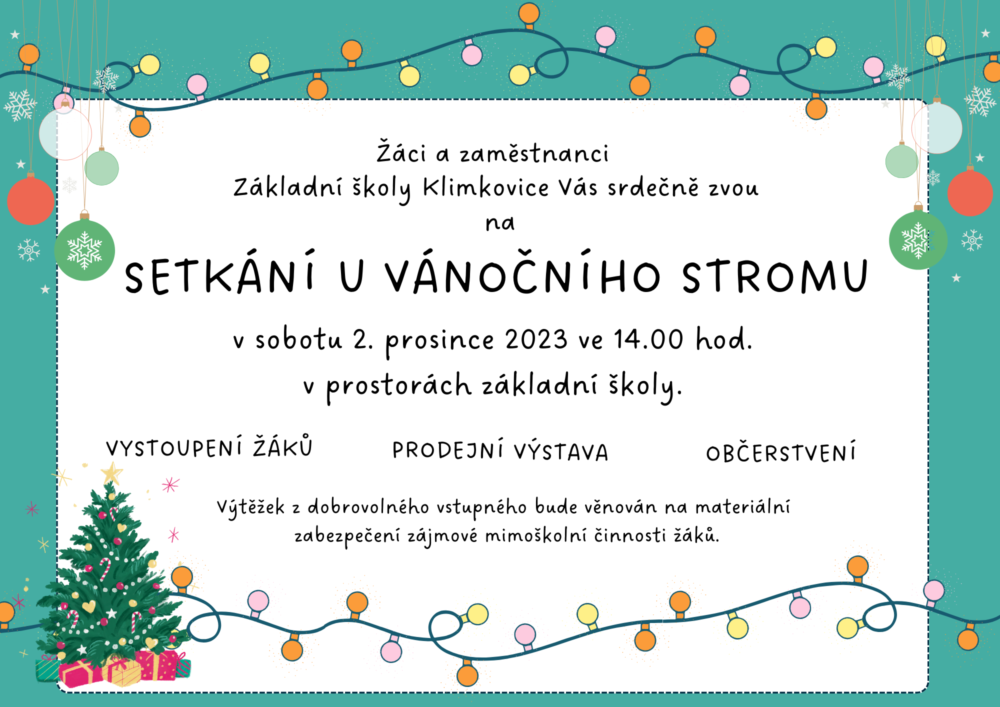 SETKÁNÍ U VÁNOČNÍHO STROMU