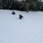 Tělesná výchova na sněhu